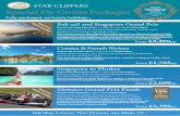Includes return flights from Special Fly Cruise Packages STAR … · 2018-06-08 · Visiting: Benoa | Gili Kondo | Komodo National Park | Pink Beach | Satonda Island Gili Meno & Gili