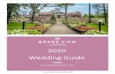 2020 Wedding Guide - grandviewlodge.com · Hors D’oeuvres 4-5 . Displays & Platters 6 . Chips & Dips 7 . Culinary Stations 8 . Dinner Buffets 9-10 . Carving Stations 10 . Buffet