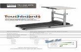 LifeSpan TR1200-DT5 Treadmill Desk Workstation Space Plannerassets.touchboards.com/assets/1/26/LifeSpan-TR1200-DT5... · Treadmill Desk DISPLAY READOUTS DESKTOP HEIGHT HEIGHT ADJUSTMENT
