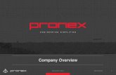 Company Overview - Pronexpronex.co.za/.../Pronex-Company-Profile-Nov-2016B.pdf · Retarder tests Acceleration ... Company Name Pronex Engineering Management Consultants Company Registration