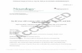 DOI: 10.1212/WNL.0000000000010472 Neurology Publish …...Jul 29, 2020  · important differential here because of the acute to subacute onset of confusion and neurological deficits.