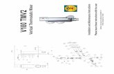 V100 TMV2 Vertical Thermostatic Mixer Please leave these ... · V100 TMV2 Vertical Thermostatic Mixer Installation and Maintenance Instructions Please leave these instructions with