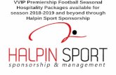 VVIP Premiership Football Seasonal Hospitality Packages ... · the pitch, as well as the Quays, and offers probably the best matchday hospitality experience at Old Trafford. Split