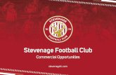 Stevenage Football Club...Our matchday hospitality packages are a great way to entertain clients, employees, friends and family. ... Food Options Finger Buffets from £9.25 per person