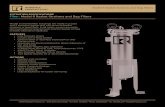 FILTRATION SPECIFICATIONS Filter: Model 6 Basket ... PDFs...Model 6 Basket Strainers and Bag Filters Model 6 strainer/filter housings are made in 2 sizes and 2 pressure ratings and