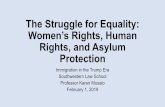 The Struggle for Equality: Women’s Rights, Human Rights ...rss.swlaw.edu/sites/default/files/2019-01/Musalo FINAL ppt 1.31.19.… · The Struggle for Equality: Women’s Rights,