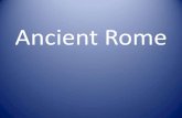 Ancient Rome · All Roads Lead to Rome . Millarium Aurem (Golden Milestone) Millarium Aureum . Portrait Busts •Popular during the Republican period (509 – 27 BC) and beyond •Good