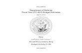 Fiscal Year (FY) 2015 Budget Estimates UNCLASSIFIED ... · Budget Activity (Base & OCO) Base Enacted OCO Enacted Total Enacted Base ... 24 KC-130J Advance Procurement (CY) 21,230