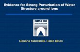 Evidence for Strong Perturbation of Water Structure around ... · “Negligible effect of ions on the HB structure in liquid water” Omta, Kropman, Bakker, Science, 301 (2003) -