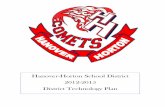 Hanover-Horton School District 2012-2015 District ...€¦ · organize, and create a group project. -5 4) Technology Communications Tools a) Students use telecommunications to collaborate,