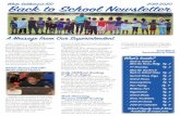 Back to School Newsletter...on a designated day every month. Eligible families should submit the Food Pantry Application to their child’s school. The WSISD Paw Pantry is located