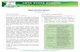 Newsletter - Lota State School · Newsletter 1st February 2019 From the Principal 4:00 Date Claimers Term 1 2019 Mon 4th Feb Uniform Shop open 8:30am - 9:30am on Mondays Wed 6th Feb