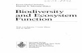 Ernst-Detlef Schulze Harold A. Mooney (Eds.) Biodiversity ... · 16 Biodiversity and the Balance of Nature S. L. Pimm 347 16.1 What Biodiversity is Good for 347 16.2 A History of