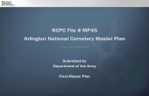 NCPC File # MP45 Arlington National Cemetery Master Plan · 2015-06-22 · 2 Project Information. Project summary: The Arlington National Cemetery (ANC) submitted a final Real Property