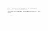 Comisión Nacional de Acreditación (CNA) Chile · 2017-11-09 · The National Accreditation Commission of Chile (CNA) was assessed against the Guidelines of Good Practice (GGP) International