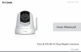 User Manual - eu.dlink.com€¦ · 13/11/2015  · 1 Light Sensor The IR-Cut Removable sensor monitors lighting conditions and switches between color and infrared accordingly. 2 Camera