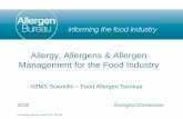 Allergy, Allergens & Allergen Management for the Food Industryallergenbureau.net/wp-content/uploads/2018/08/...The VITAL ® Program FAQ’s to Allergen Bureau Free Helpline (AMPs,