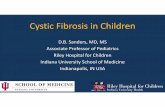 Cystic Fibrosis in Children...B. Cystic fibrosis transmembrane conductance regulator‐ related metabolic syndrome (CRMS) •C.False positive NBS result •D.CFTR‐related disorder