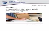 Postal Inspection Service Mail Covers Program · Mail covers are granted only when written requests to the Postal Inspection Service meet all requirements. The CISC reviews each request