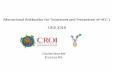 Monoclonal Antibodies for Treatment and Prevention of HIV ...regist2.virology-education.com/presentations/2018/PostCROI/01_bou… · monoclonal antibodies • Target many different