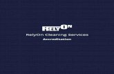 Accreditation - RelyOn Services...SafeContractor Certificate of Accreditation This is to certify that Relyon Cleaning Services has achieved SafeContractor accreditation Date: 13th