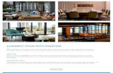 CONNECT FOUR WITH KIMPTON · CONNECT FOUR WITH KIMPTON Warm, Southern hospitality with all the Kimpton perks. Book group stays at all 4 participating hotels in Charlotte, Nashville,