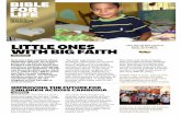 LITTLE ONES WITH BIG FAITH - Bible Society Australia€¦ · LITTLE ONES WITH BIG FAITH NEHEMIAH 8:10 (NIV) NICARAGUA. BIBLE FOR LIFE funds literacy programmes in rural Mozambique,