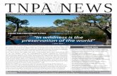 FROM THE PRESIDENT’S PEN - Tasmanian National Parks ... · walking and camping at existing campsites in the park. The Tasmanian State election was held in March 2010, with the result