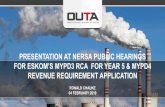 PRESENTATION AT NERSA PUBLIC HEARINGS · New Coal Build Project Costs Overruns at Medupi, Kusile and Ingula have become untenable. Despite Eskom’s2016/15 and 2016/17 RCA reference