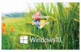 The Windows Defender Security Centre delivers a robust ... · The Windows Defender Security Centre delivers a robust suite of security features that keeps you safe for the supported