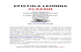 1 EPISTULA LEONINA CLXXXIIIephemeris.alcuinus.net/leonina/EL 183.pdf · 2018-12-09 · diffamat tamquam proprium nationalismi periculosum. Eadem mulier adversatur civibus propriis.