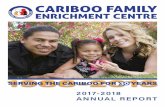 1988-2018 30cariboofamily.org/wp-content/uploads/2019/10/CFEC-2017-2018-Ann… · 2 AMIL - Annual Report 2017-2018 2017/2018 BOARD OF DIRECTORS Rita Giesbrecht (Chair) Stephanie Kappei