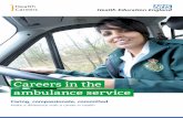 Careers in the ambulance servicescasyouth.co.uk/wp-content/uploads/Careers-in-the-ambulance-servi… · 6 Careers in the ambulance service When a 999 call is received, trained call