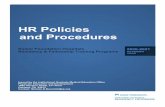 HR Policies and Procedures...academic and professional appeals process. Each resident is entitled to the benefits of the academic and professional appeals process upon receipt of notice