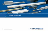 Linear Actuators · A wealth of product and application information as well as 3D models, software tools, our distributor locator and global contact information is available at .