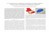 An Algorithm for Computing Customized 3D Printed …...ing 3D printed parts to be used for medical applications [17] such as bone replacemen and oral surgery implants. A growing body