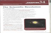 MRS. MOTSINGER - Home · The Scientific Revolution 34.1 Introduction In the last chapter, you read about the Age of Exploration. You learned that voyages of discovery changed how