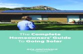 The Complete Homeowners’ Guide Going Solar · The Complete Homeowners’ Guide To Going Solar #2: Distributed Generation and O˜-Grid vs. Grid-Tied There is a third type of o˜-grid