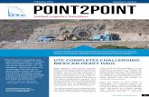 February 2016 Volume 5, Issue 2 Point2point · the port of Pichilingue. With some pieces extending to heights of up to 25 feet/7.6 M, advance arrangements were made to lift power