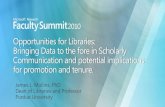 Opportunities for Libraries: Bringing Data to the fore in ... require that all proposals include a data