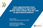 2018AOC New opportunities from participating in agro-food ... Agro-food GVC hubs: EU, China followed