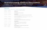 Transforming Online Education - Waterloo Maple · Transforming Online Education Maple T.A. and Möbius User Summit 13-14 June, 2018 • Technical University of Denmark (DTU) ... -