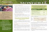 NutritioN Public Disclosure Authorized at a GLANCE MONGOLIA · 2016-07-13 · NutritioN MONGOLIA at a GLANCE Technical Notes Stunting is low height for age. underweight is low weight