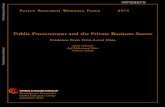 Public Procurement and the Private Business Sectordocuments.worldbank.org/curated/en/584061536161746607/...3 (Vagstad, 1995; Krasnokutskaya and Seim, 2011; Nakabayashi, 2013). Branco