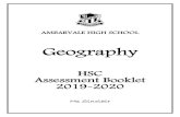 AHS20 7HIS SS Assessment Scope Sequence · Notice of Assessment Task HSC Geography Date of initial notification: Term 4 2019, Week 1 Date of Task: Term 2 2020, Week 9/10 Date TBC