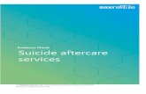 Suicide aftercare services - Sax Institute · Improving the care received by people after a suicide attempt is a high priority for reducing suicide attempts and suicide deaths, as