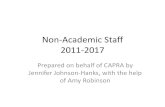 Non-Academic Staff 2011-2017...Human Resources 226 236 250 271 267 252 256 30 0.13 Health Care 263 277 298 283 283 278 290 27 0.10 Skilled Crafts and Trades 178 186 195 191 178 195