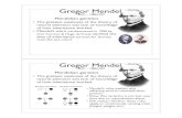 Gregor Mendel - University of British Columbiabio336/Bio336/Lectures04/Lec3_2.pdf · Mendelian genetics ¥The gr eatest w eakness of the theor y of natural selection was lack of kno