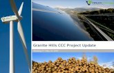 Granite Hills CCC Project Updategranitehillswindfarm.com/wordpress/wp-content/... · Brainstrom: Impacts Discussion - What are your concerns? 7 7 5. Wind Farm Design Basics. 8 8 6.