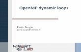 OpenMP dynamic loops - algo.ing.unimo.italgo.ing.unimo.it/people/andrea/Didattica/HPC/SlidesPDF/09. OMP dy… · Dynamic loops ›Assign iterations to threads in a dynamic manner